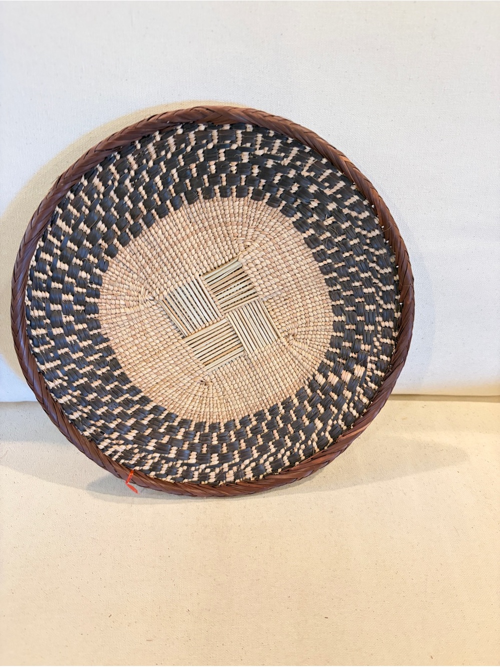 NEW Africa Woven Basket. Made by the Binga people of Zambia/Zimbabwe